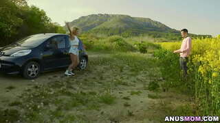 Cherry dal Sam nedbalý kouření a svíčku v její zadek pro něj rána