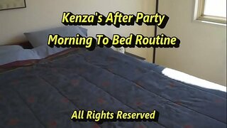 Кенза Купер Натирает Өзүнө Лосьоном