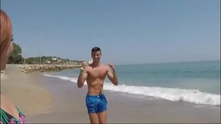 Ifanc Kitty Gariad yn hoffi i bang guys yng nghanol y wlad!